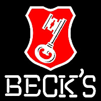Beck Key Label Beer Sign Neontábla