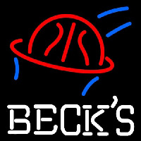 Becks Basketball Beer Neontábla