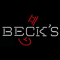 Becks Classic Key Logo Beer Sign Neontábla