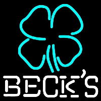 Becks Clover Beer Neontábla