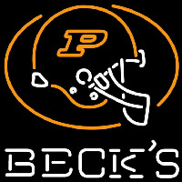 Becks Purdue University Calumet Beer Sign Neontábla
