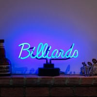 Billiards Desktop Neontábla