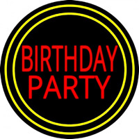 Birthday Party 1 Neontábla