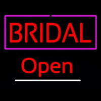 Block Bridal Open Neontábla