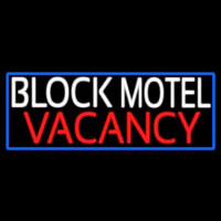 Block Motel Vacancy Neontábla
