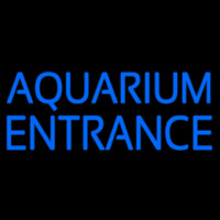 Blue Aquarium Entrance Neontábla