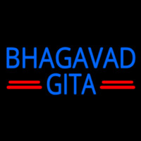 Blue Bhagavad Gita Neontábla