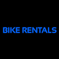 Blue Bike Rentals Neontábla