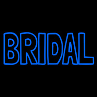 Blue Bridal Block Neontábla