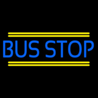 Blue Bus Stop Neontábla