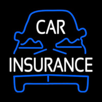 Blue Car Insurance Neontábla