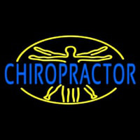 Blue Chiropractor Neontábla