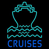 Blue Cruise Neontábla