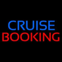 Blue Cruise Red Booking Neontábla