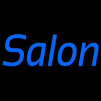 Blue Cursive Salon Neontábla