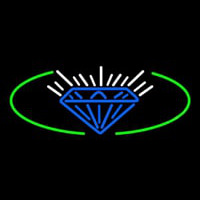 Blue Diamond Logo Neontábla