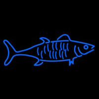 Blue Fish Logo Neontábla