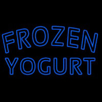 Blue Frozen Yogurt Neontábla