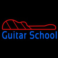 Blue Guitar School Neontábla