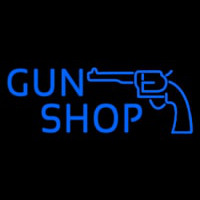 Blue Gun Shop Neontábla