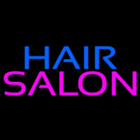 Blue Hair Salon Pink Neontábla