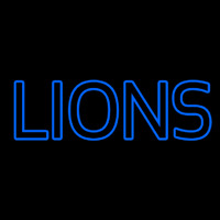Blue Lions Neontábla