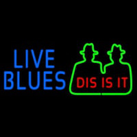 Blue Live Blues Dis Is It Neontábla
