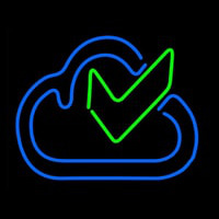 Blue Logo Neontábla