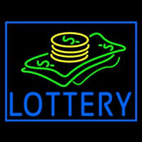 Blue Lottery Logo Neontábla