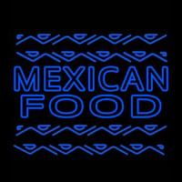 Blue Mexican Food Outdoor Neontábla