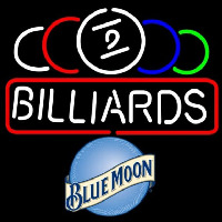 Blue Moon Ball Billiard Te t Pool 24 24 Beer Sign Neontábla