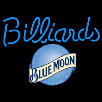 Blue Moon Billiards Te t Pool Beer Sign Neontábla