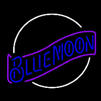 Blue Moon Blue Beer Sign Neontábla