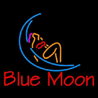 Blue Moon Lady Orange Beer Neontábla