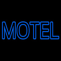 Blue Motel Double Stroke Neontábla