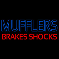 Blue Mufflers Red Brakes Shocks Neontábla