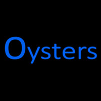 Blue Oysters Cursive Neontábla