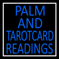 Blue Palm And Tarot Card Readings Neontábla