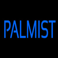 Blue Palmist Block Neontábla
