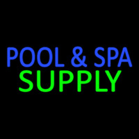 Blue Pool And Spa Green Supply Neontábla
