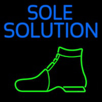 Blue Sole Solution Neontábla