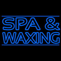 Blue Spa And Wa ing Neontábla