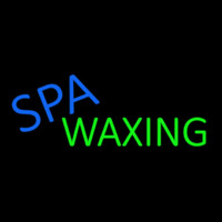 Blue Spa And Wa ing Neontábla