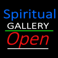 Blue Spritual White Gallery With Open 3 Neontábla