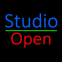 Blue Studio Red Open 2 Neontábla