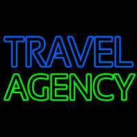Blue Travel Green Agency Neontábla