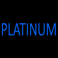 Blue We Buy Platinum Neontábla