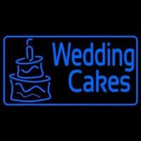 Blue Wedding Cakes Neontábla