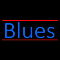 Blues Cursive 2 Neontábla