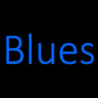Blues Cursive Neontábla
